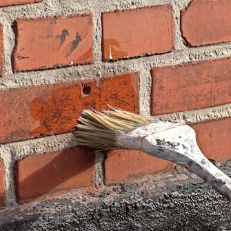 Reparation af huller i mursten Reparation af huller i mursten